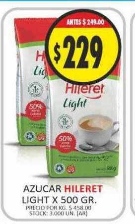 Supermercados Becerra Azucar hileret light oferta