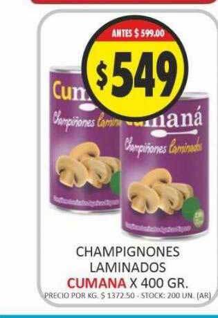 Champignones laminados cumana