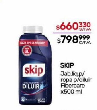 Nini Mayorista Skip Jab. líq. p/ ropa p/ diluir Fibercare oferta