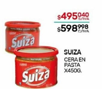 Nini Mayorista Suiza Cera En Pasta oferta