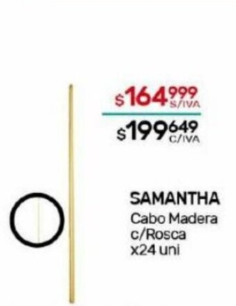 Nini Mayorista Samantha Cabo Madera oferta