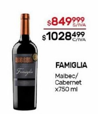 Nini Mayorista Famiglia Malbec/ Cabernet oferta