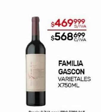 Nini Mayorista Familia Gascon Varietales oferta