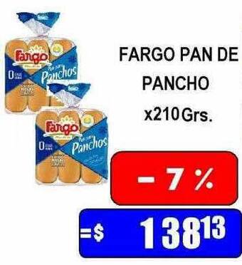 Dulcenter Fargo pan de pancho oferta