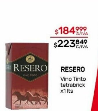Nini Mayorista Resero Vino Tinto tetrabrick oferta