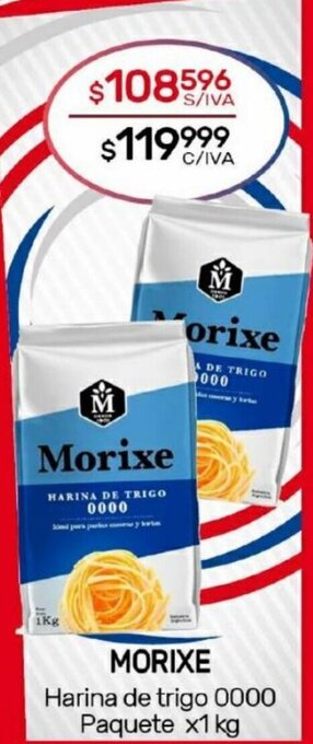 Nini Mayorista Morixe Harina de Trigo oferta