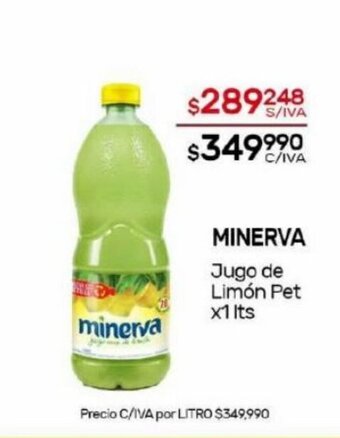 Nini Mayorista Minerva Jugo de Limón Pet oferta