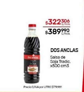 Nini Mayorista Dos Anclas Salsa de Soja Tradic. oferta