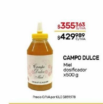 Nini Mayorista Campo Dulce Miel dosificador oferta