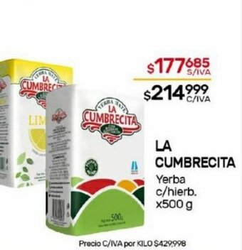 Nini Mayorista La Cumbrecita Yerba oferta