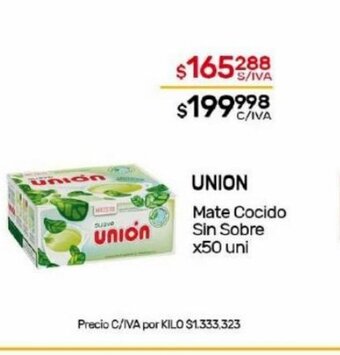 Nini Mayorista Union Mate Cocido Sin Sobre oferta