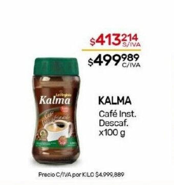Nini Mayorista Kalma Café Inst. Descaf oferta