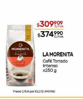 Nini Mayorista La Morenita Café Torrado Intenso oferta