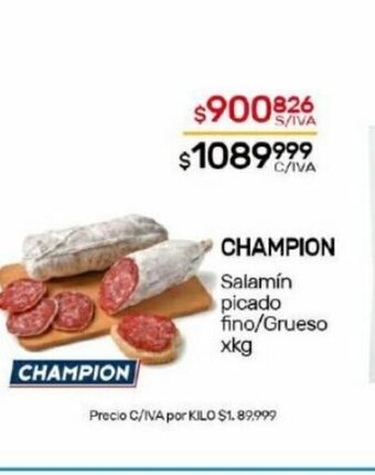 Nini Mayorista Champion Salamin picado fino/ Grueso oferta