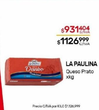 Nini Mayorista La Paulina Queso Prato oferta
