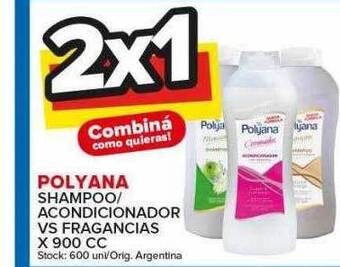 Carrefour Maxi Polyana shampoo-acondicionador vs fragancias oferta