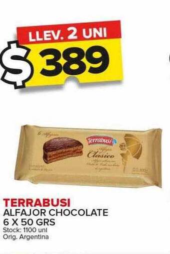 Carrefour Maxi Terrabusi alfajor chocolate oferta