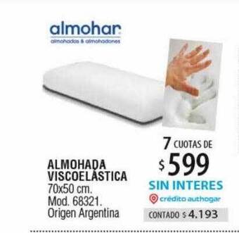 Authogar Almohada viscoelastica oferta