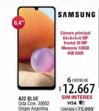 Authogar Samsung a32 blue oferta