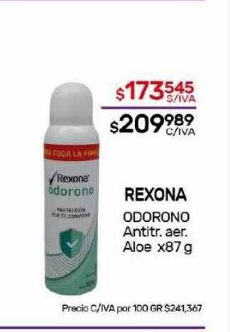 Nini Mayorista Rexona odorono oferta