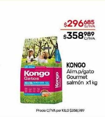 Nini Mayorista Kongo alim.p-gato gourmet salmon oferta