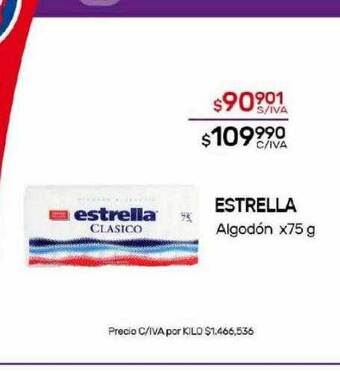 Nini Mayorista Estrella algodon oferta
