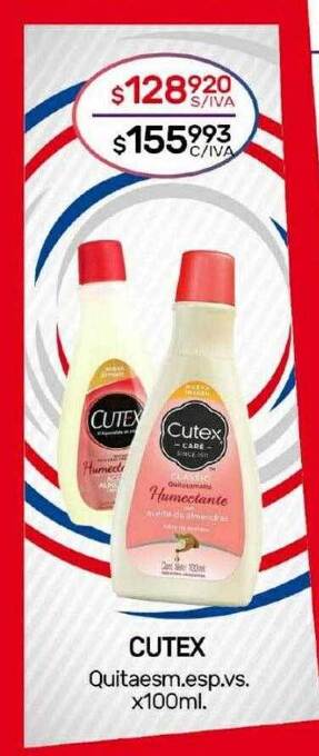 Nini Mayorista Cutex oferta