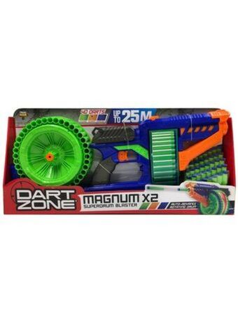 El Mundo del Juguete Rifle lanza dardos magnum superdrum blaster dart zone original oferta