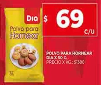 Supermercados DIA Polvo Para Hornear Dia x 50g oferta