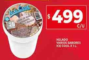 Supermercados DIA Helado Varios Sabores Ice Cool x 1L oferta