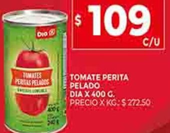 Supermercados DIA Tomate Perita Pelado Dia x 400g oferta