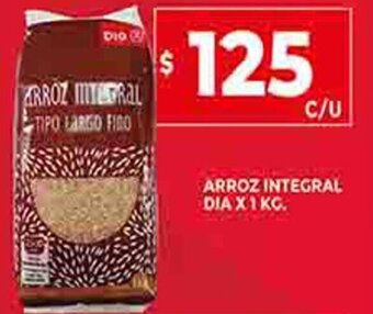 Supermercados DIA Arroz Integral Dia x 1kg oferta