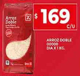 Supermercados DIA Arroz Doble 00000 Dia x 1kg oferta