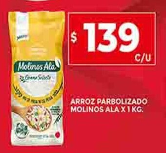 Supermercados DIA Arroz Parbolizado Molinos Ala x 1kg oferta