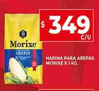 Supermercados DIA Harina Para Arepas Morixe x 1kg oferta