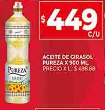 Supermercados DIA Aceite de Girasol Pureza x 900ml oferta