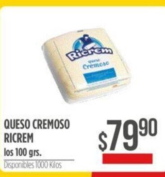 Supermercados Vea Queso Cremoso Ricrem oferta