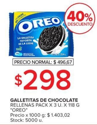 Carrefour Galletitas de Chocolate oferta
