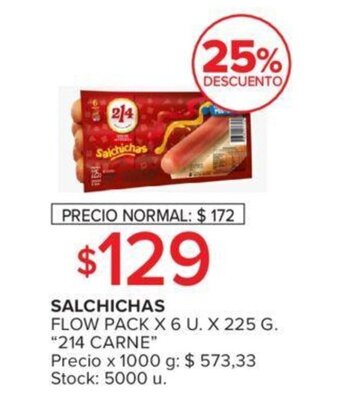Carrefour Salchichas oferta