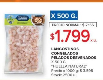 Carrefour Langostinos Congelados Pelados Desvenados oferta