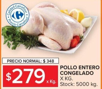 Carrefour Pollo Entero Congelado oferta