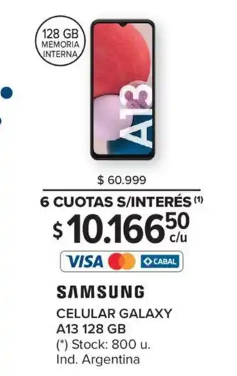 Carrefour Celular Galaxy A13 128 Gb oferta