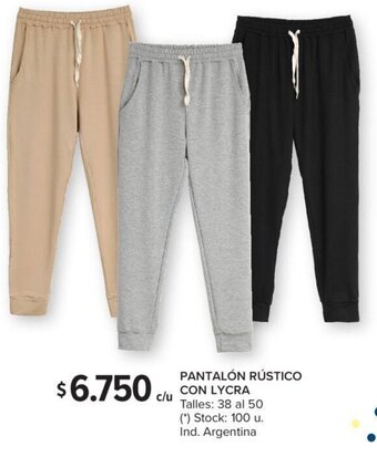 Carrefour Pantalón Rústico Con Lycra oferta