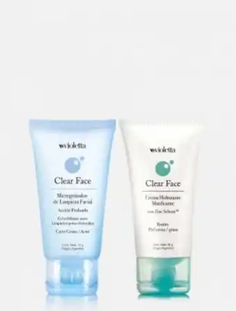 Violetta Fabiani Set limpieza + hidratación clear face oferta