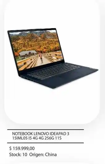 Jumbo Notebook lenovo ideapad 3 4gb/256gb oferta
