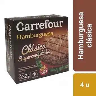 Carrefour Hamburguesa carrefour clásica 4 u. oferta