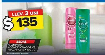 Carrefour Maxi Sedal shampoo-acondicionador oferta