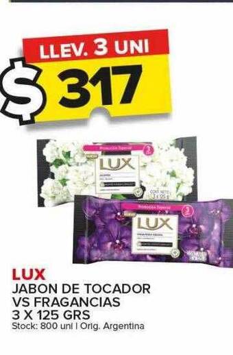 Carrefour Maxi Lux jabon de tocador vs fragancias oferta