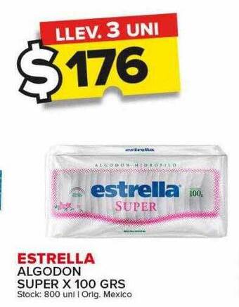 Carrefour Maxi Estrella algodon super oferta