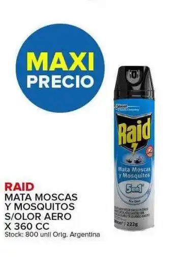 Carrefour Maxi Raid mata moscas y mosquitos oferta